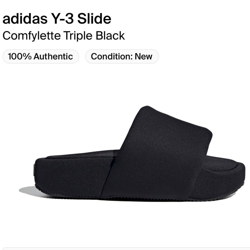 Adidas Y-3 Slides